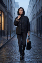 Zoyri | Leopard Trim Jacket