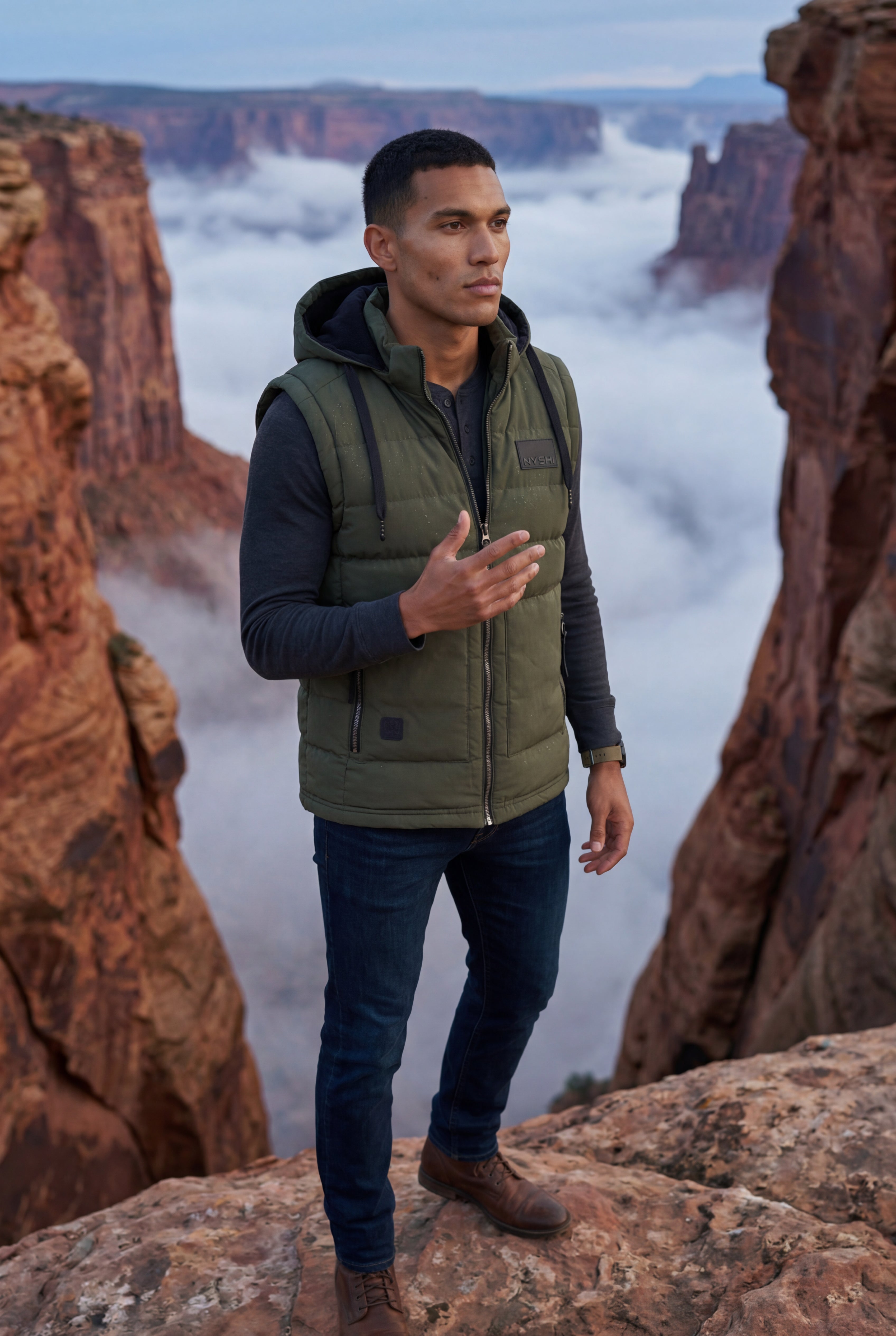 Zoyri | Hooded Puffer Vest