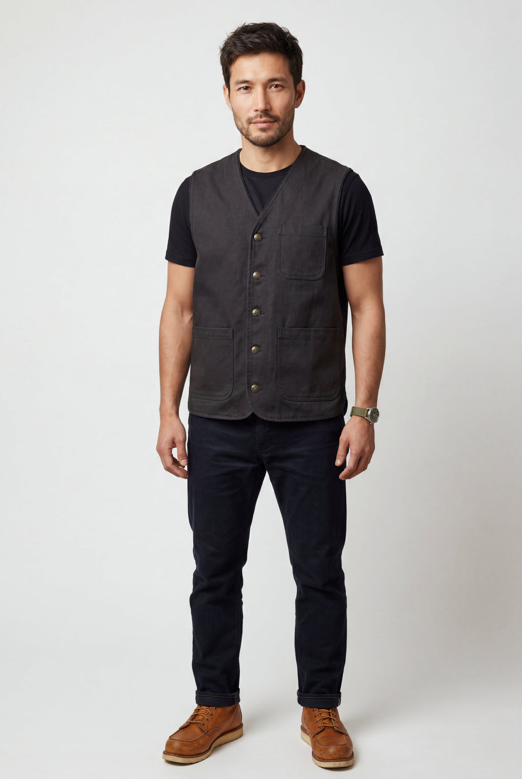 Zoyri | Utility Button Vest