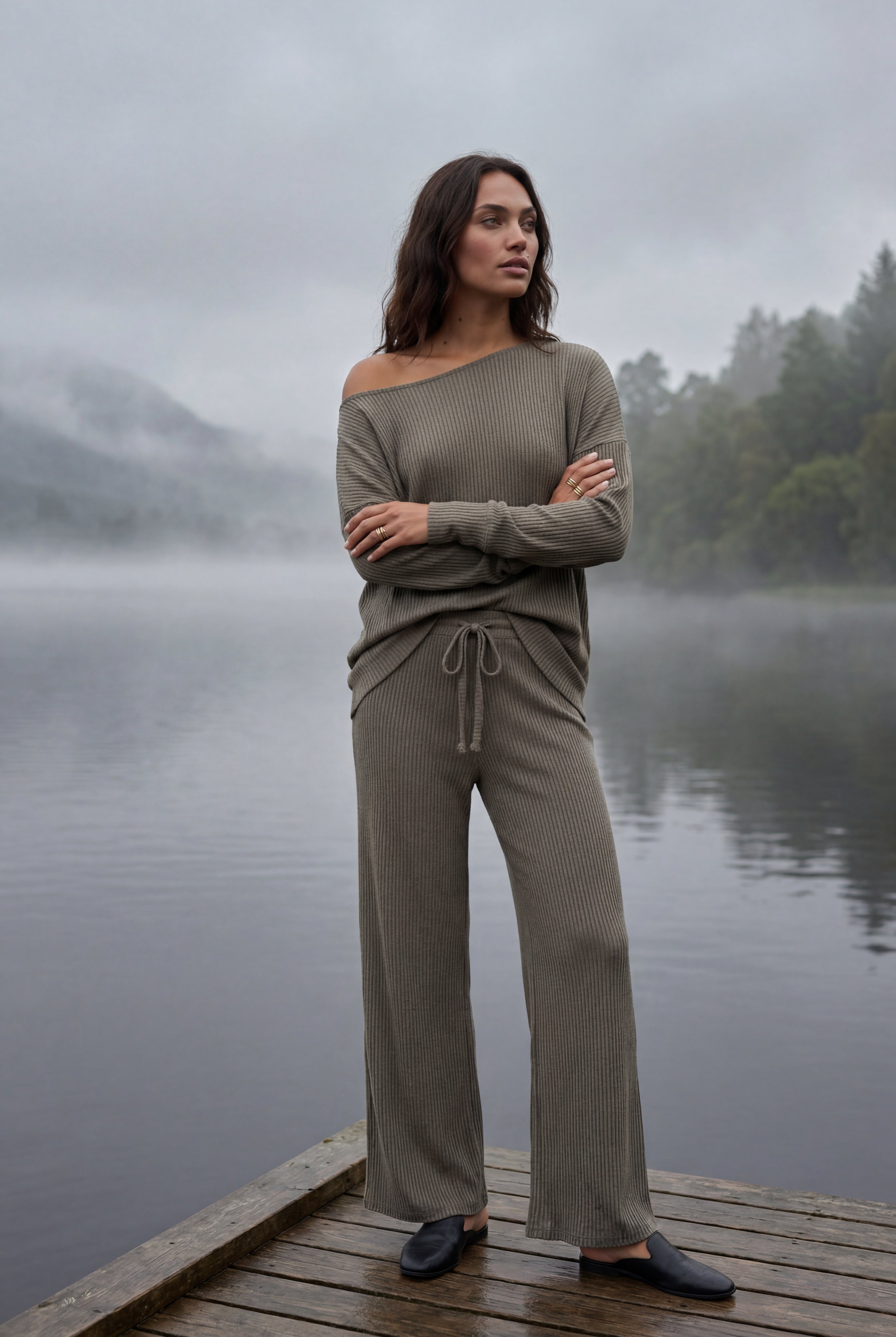 Zoyri | Ribbed Lounge Set