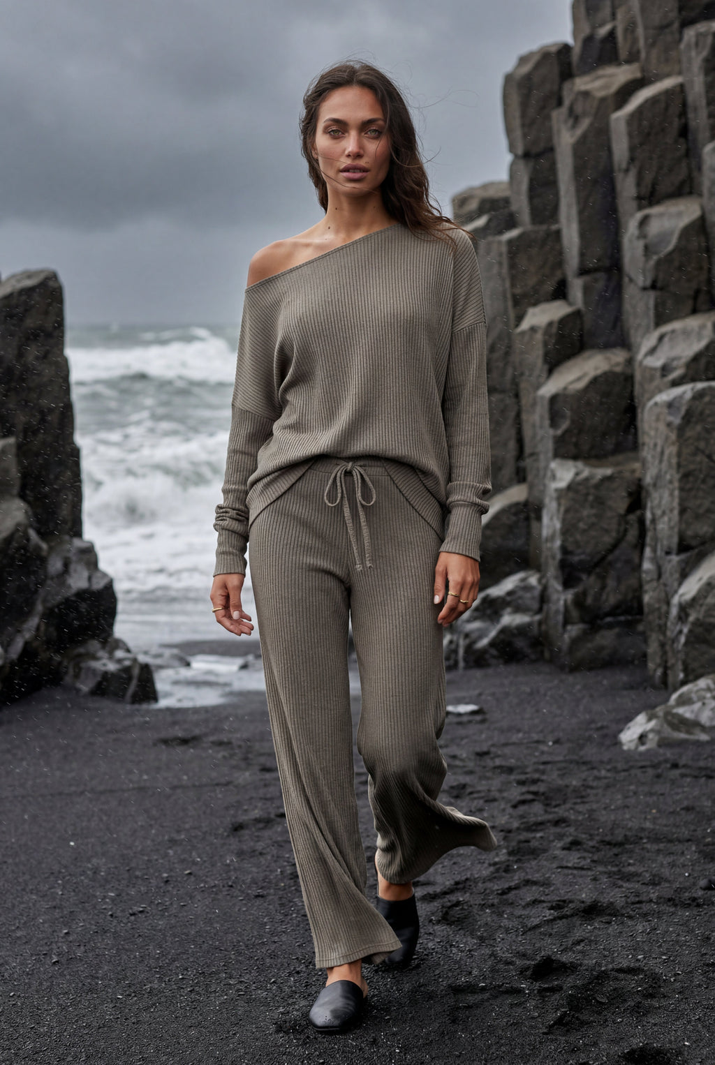 Zoyri | Ribbed Lounge Set