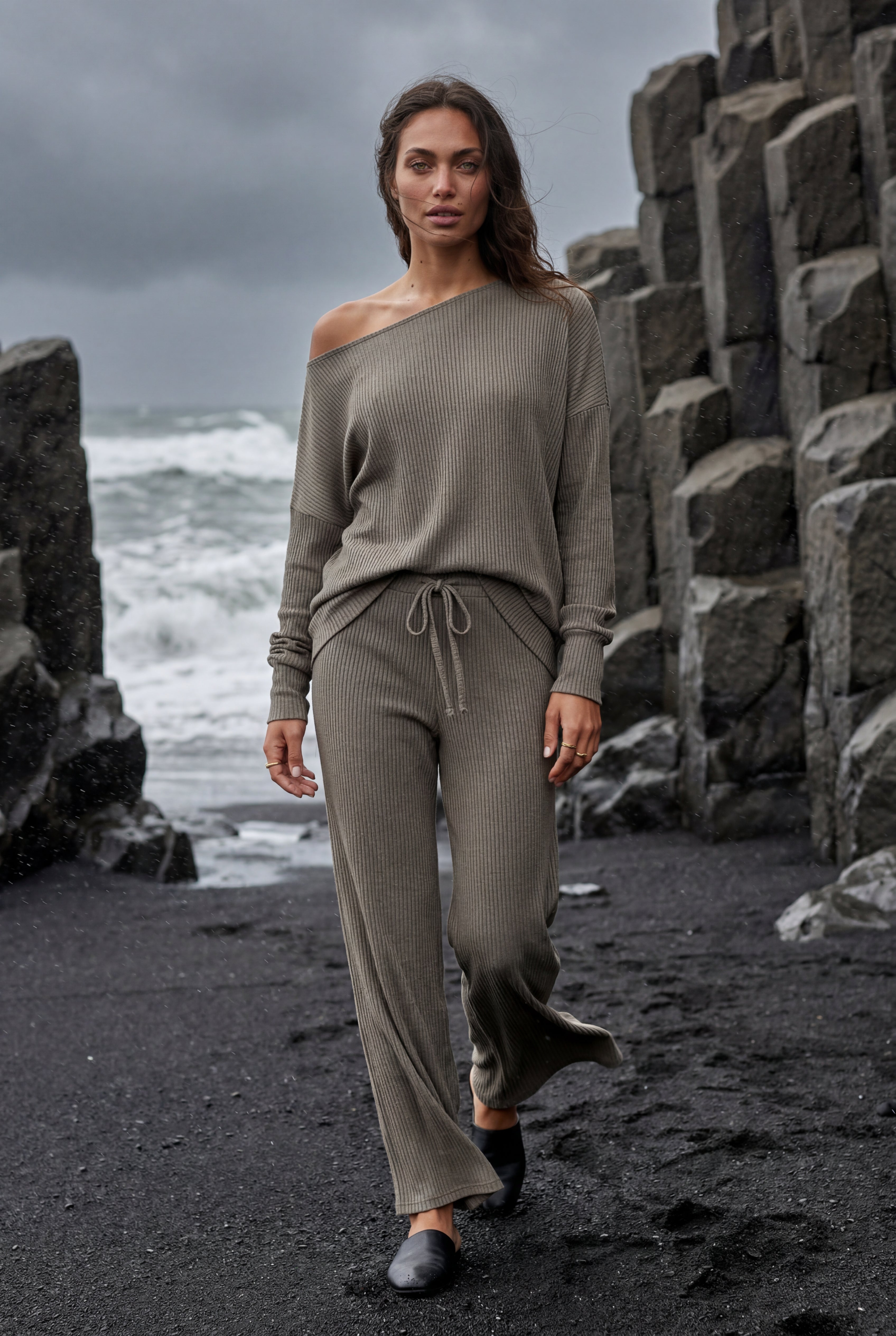 Zoyri | Ribbed Lounge Set