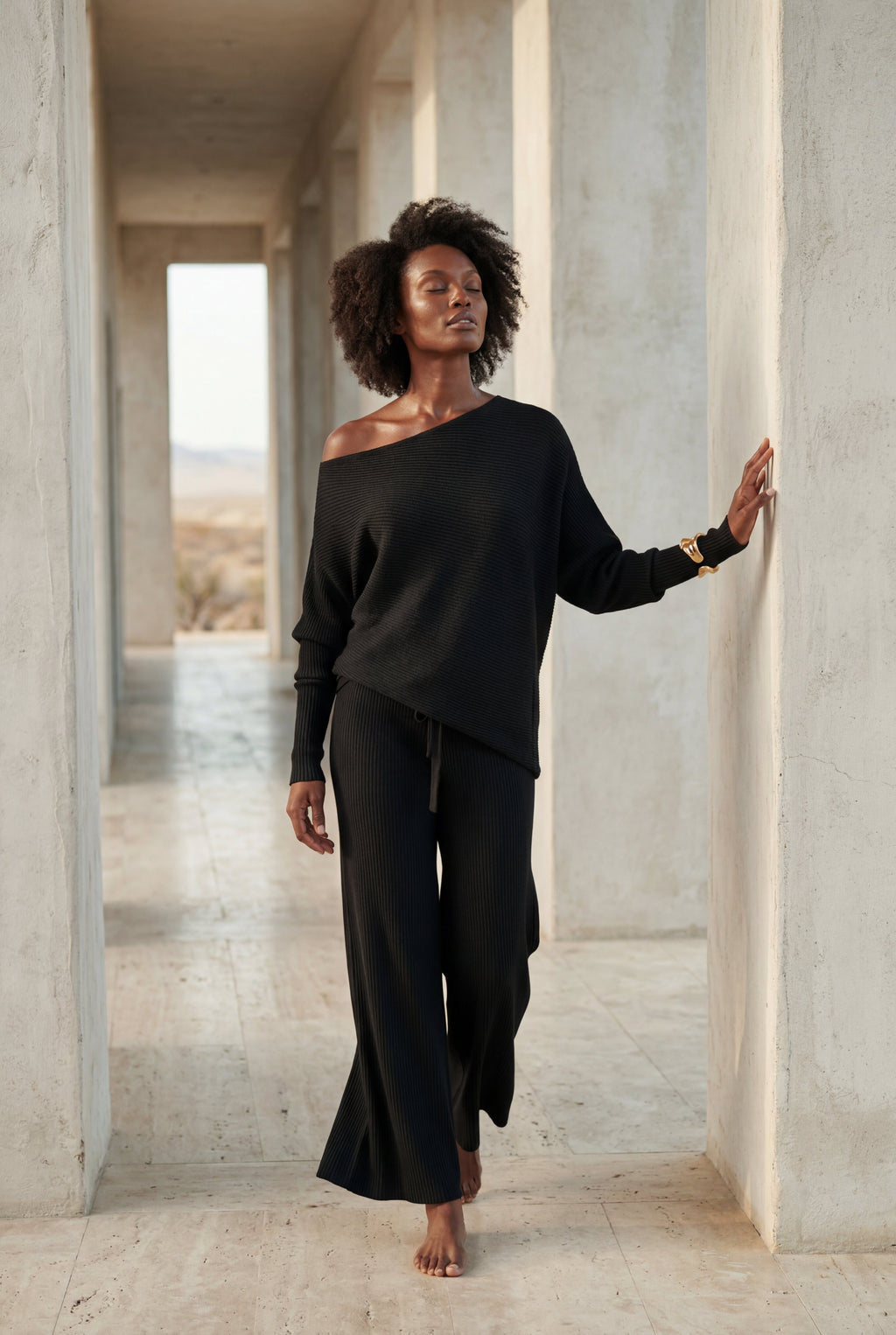 Zoyri | Ribbed Lounge Set