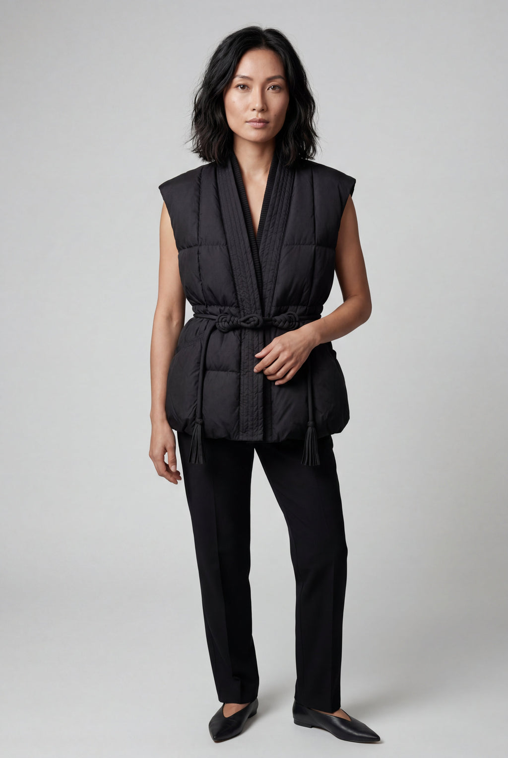 Zoyri | Belted Puffer Vest