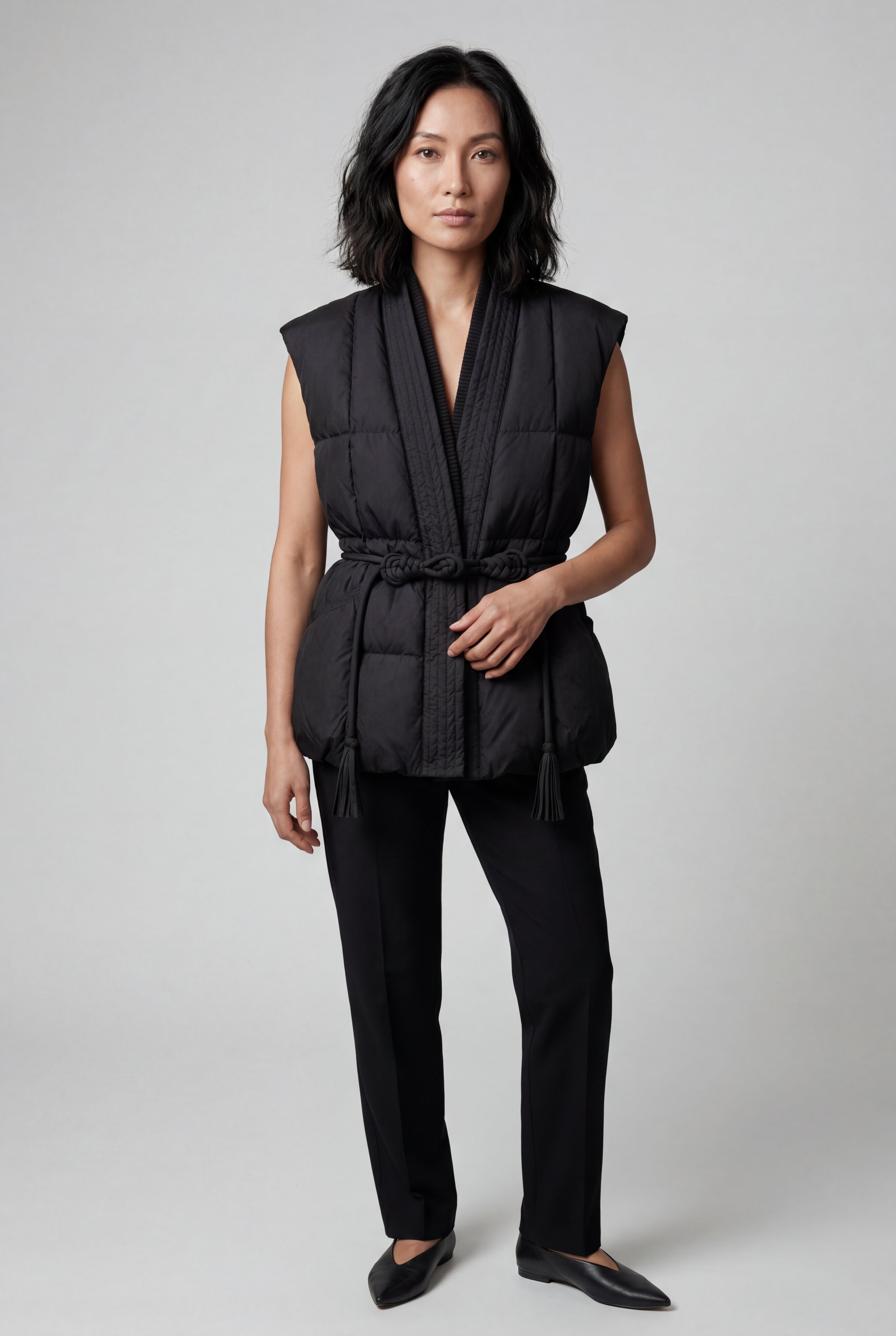 Zoyri | Belted Puffer Vest