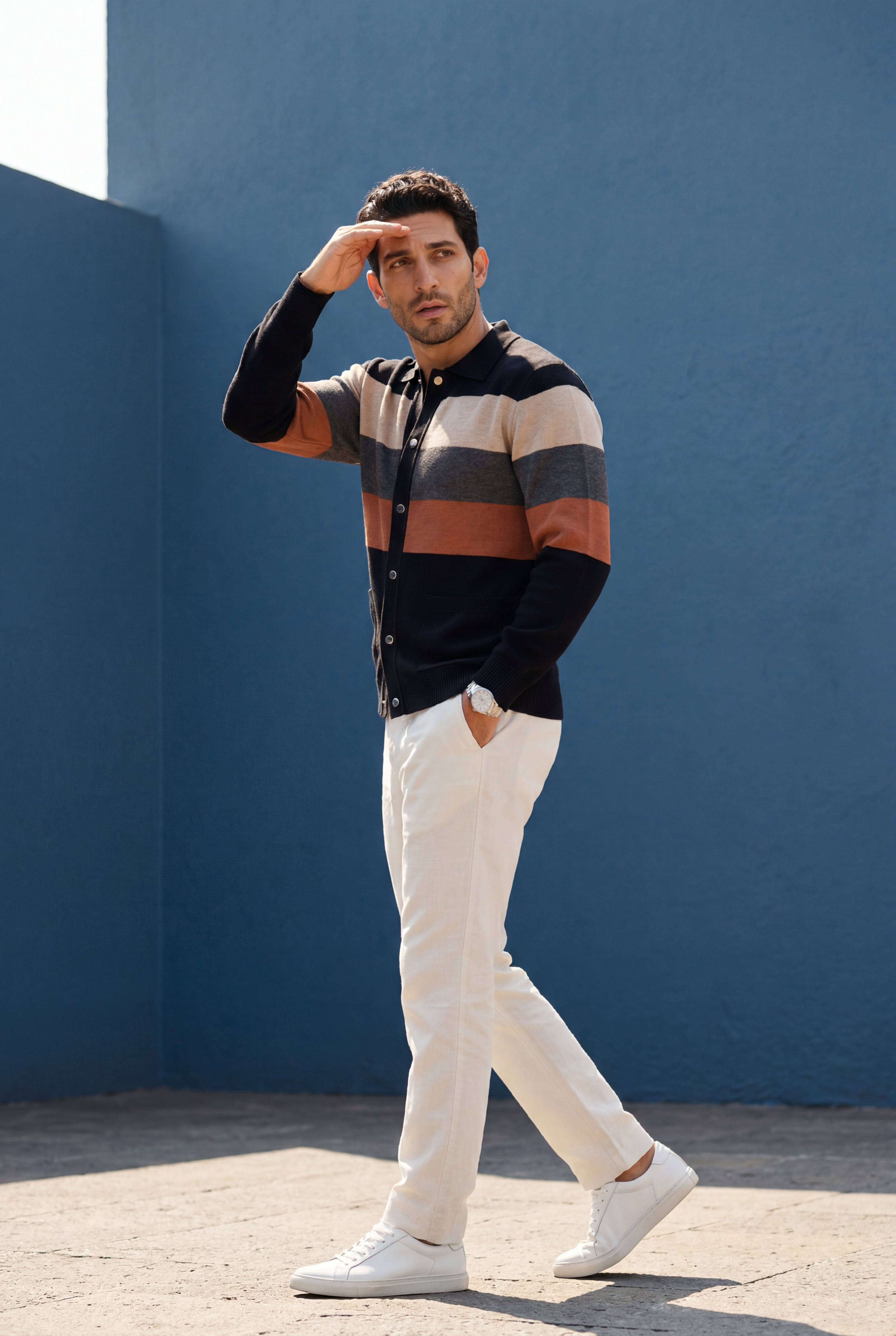 Zoyri | Modern Stripe Cardigan