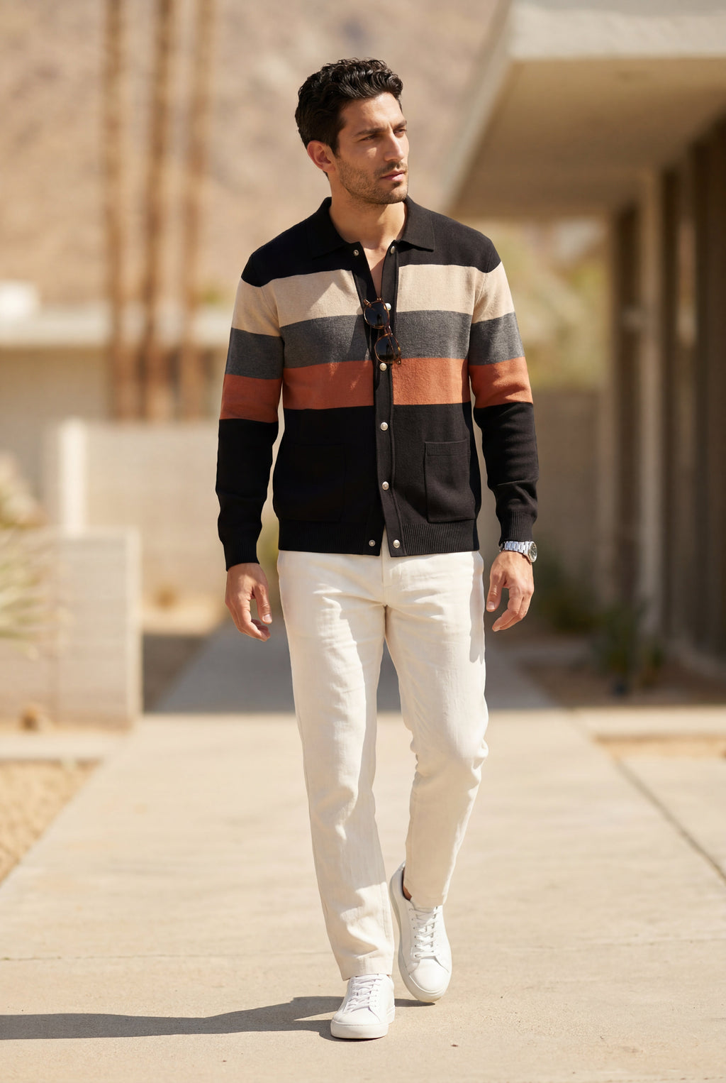 Zoyri | Modern Stripe Cardigan