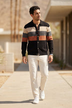 Zoyri | Modern Stripe Cardigan
