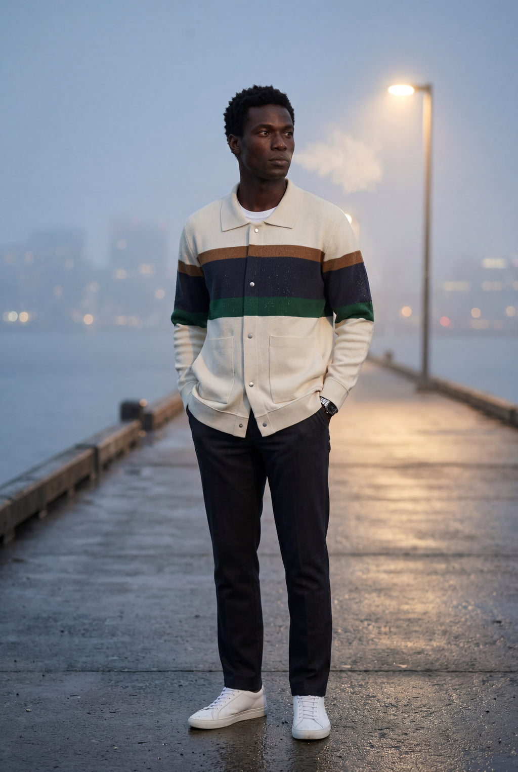 Zoyri | Modern Stripe Cardigan