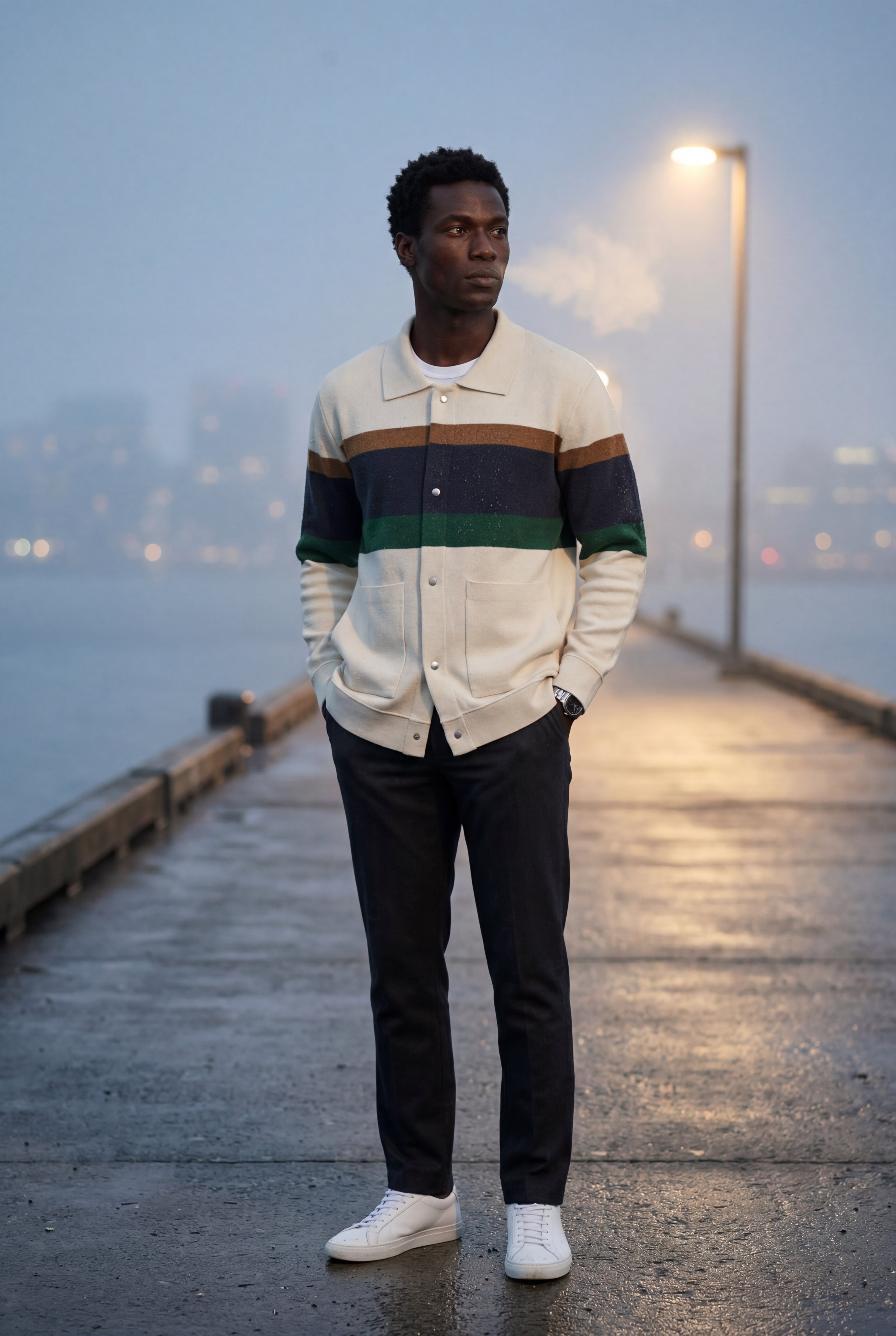 Zoyri | Modern Stripe Cardigan