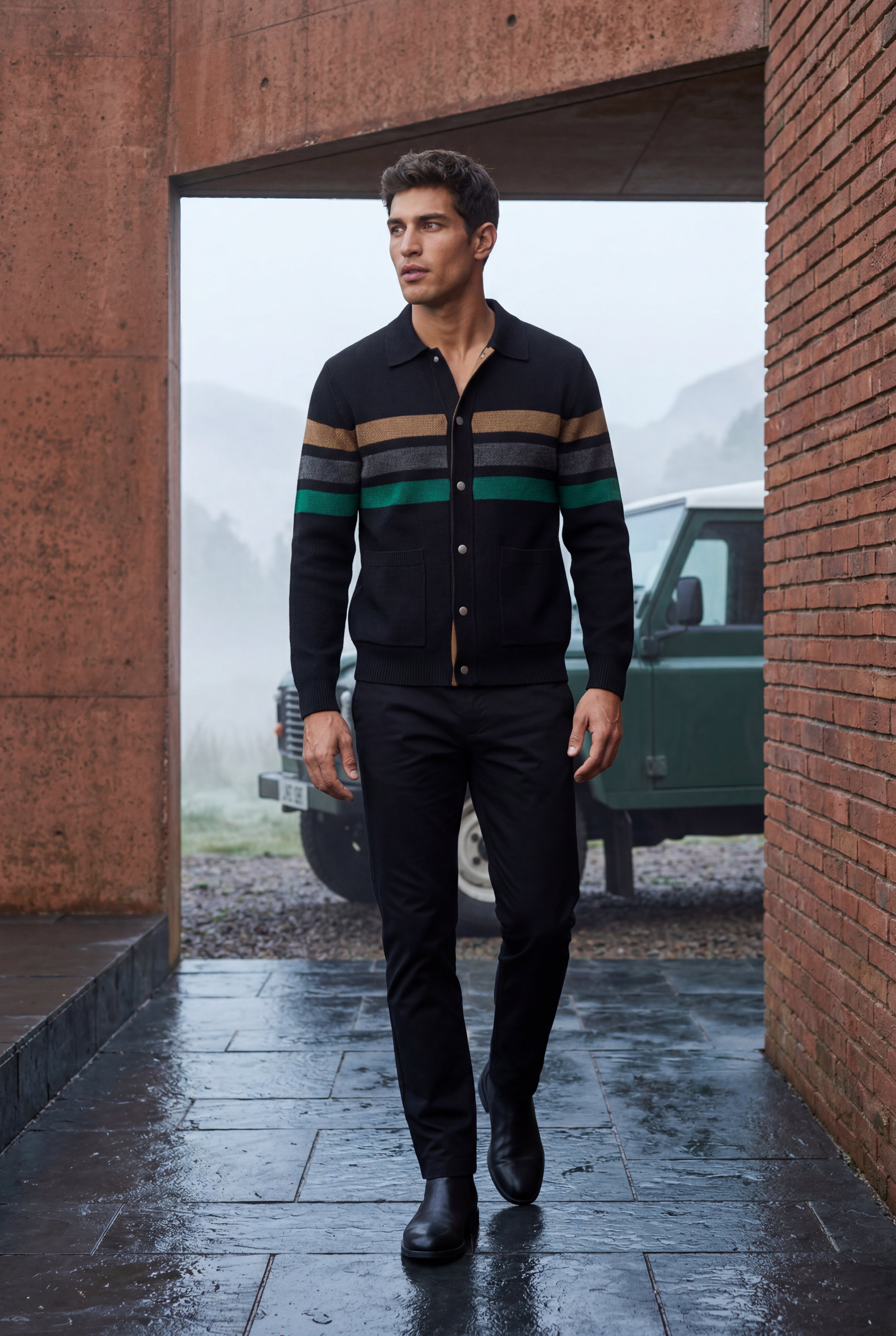 Zoyri | Modern Stripe Cardigan