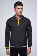 Zoyri | Striped Bomber Jacket