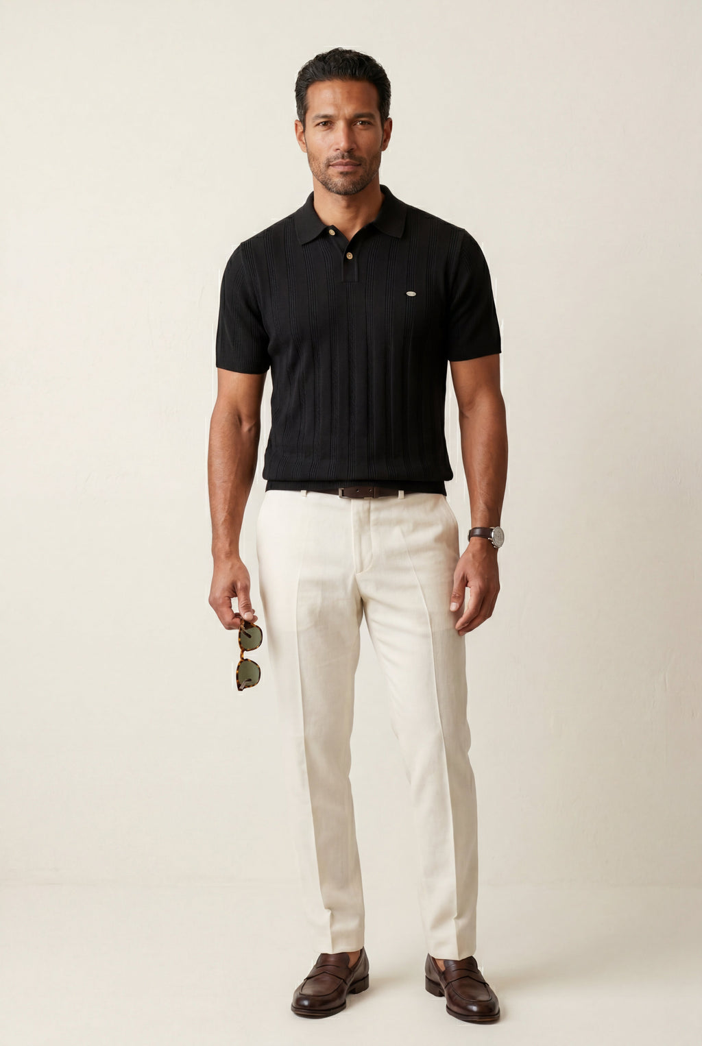 Zoyri | Ribbed Tailored Polo