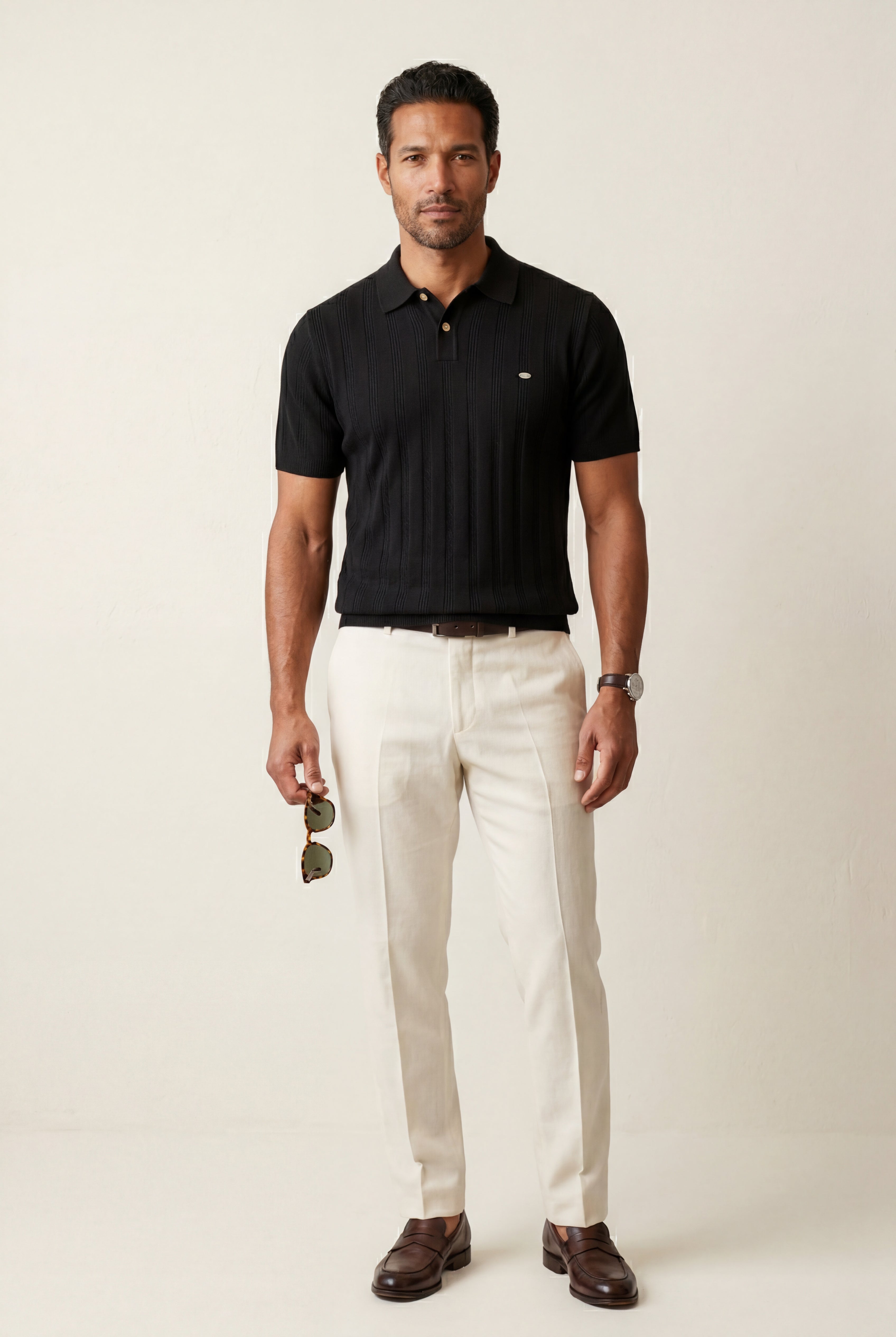 Zoyri | Ribbed Tailored Polo