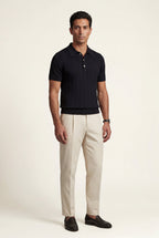 Zoyri | Ribbed Knit Polo
