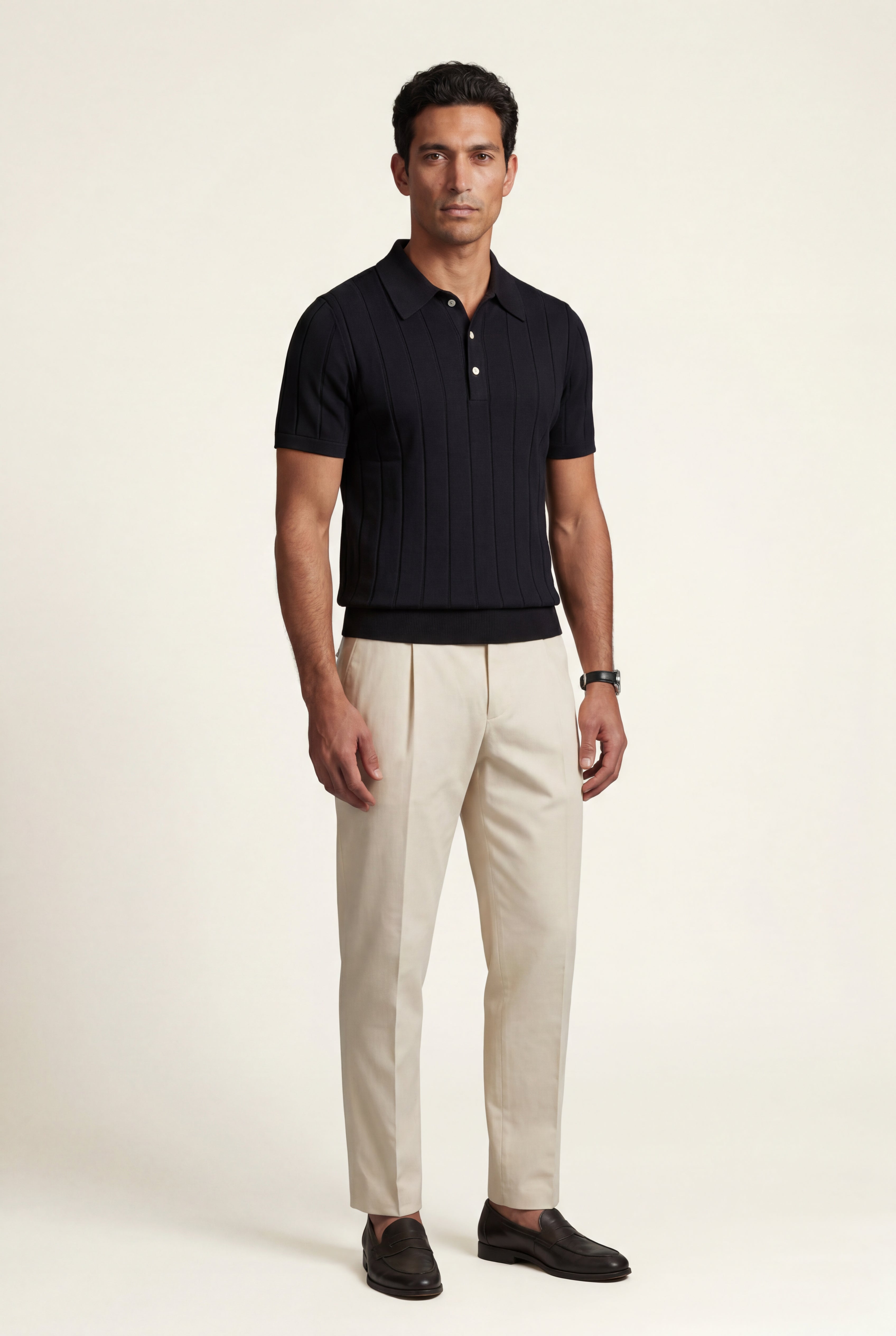 Zoyri | Ribbed Knit Polo