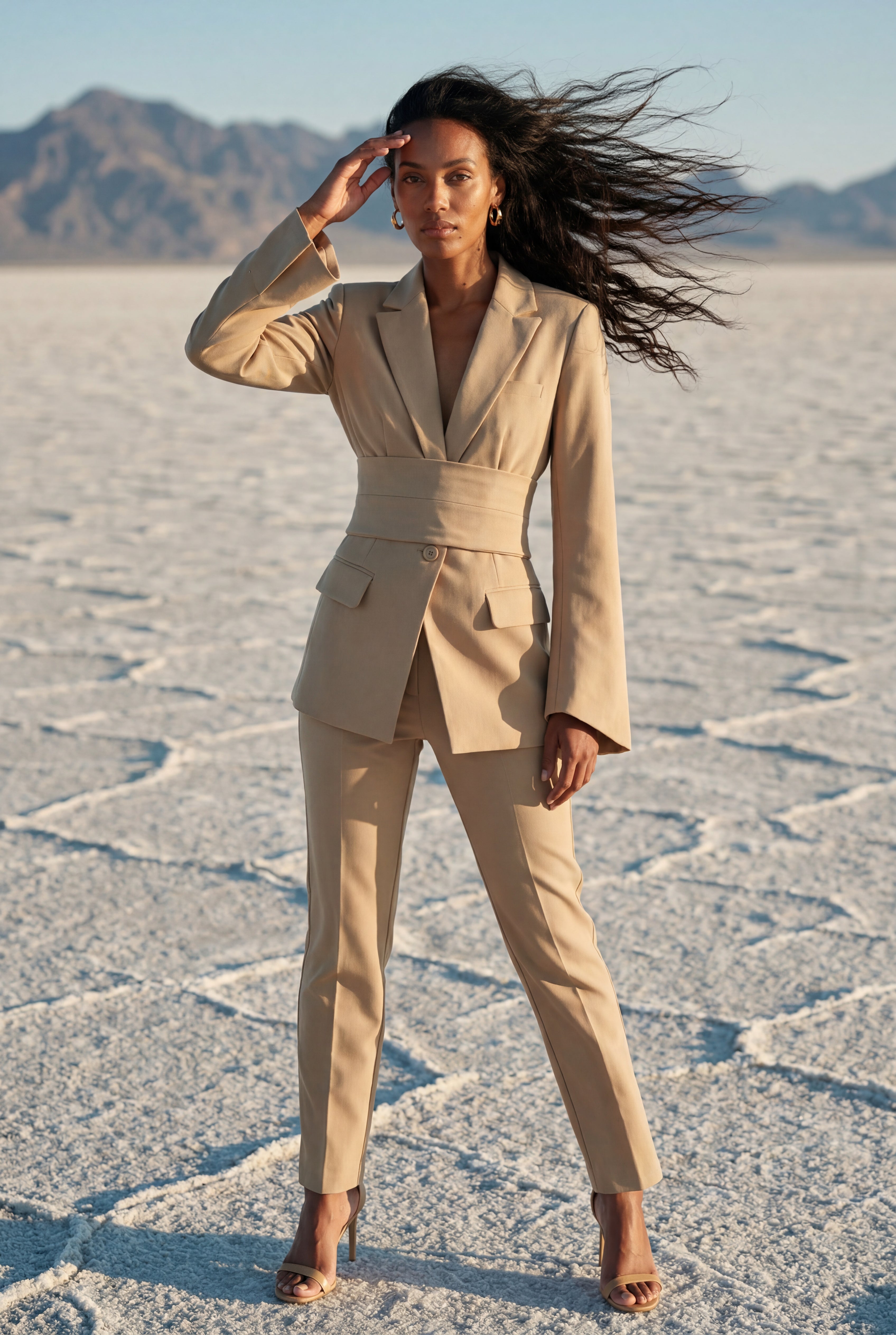 Zoyri | Belted Statement Blazer