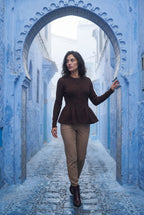 Zoyri | Soft Peplum Cardigan