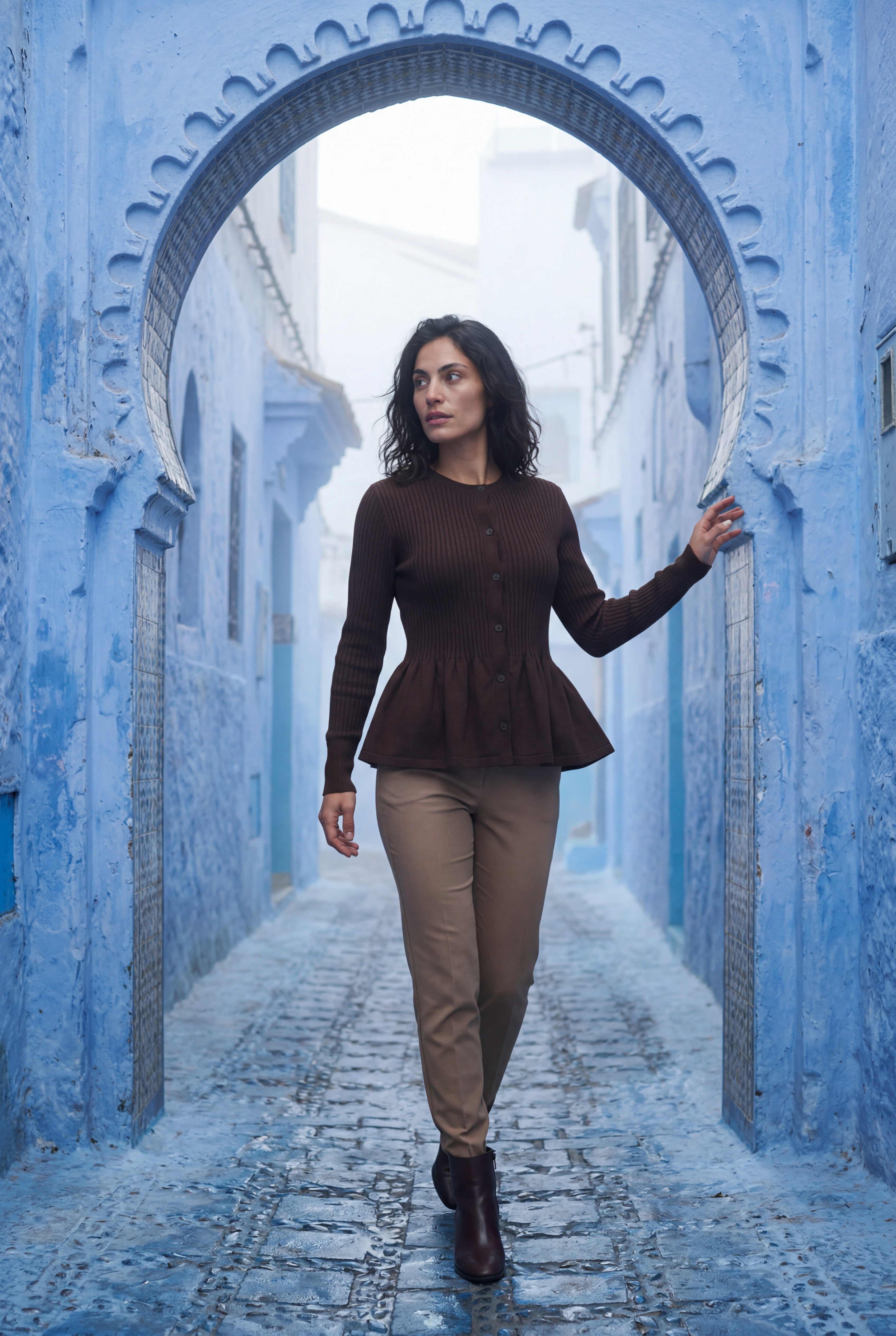 Zoyri | Soft Peplum Cardigan