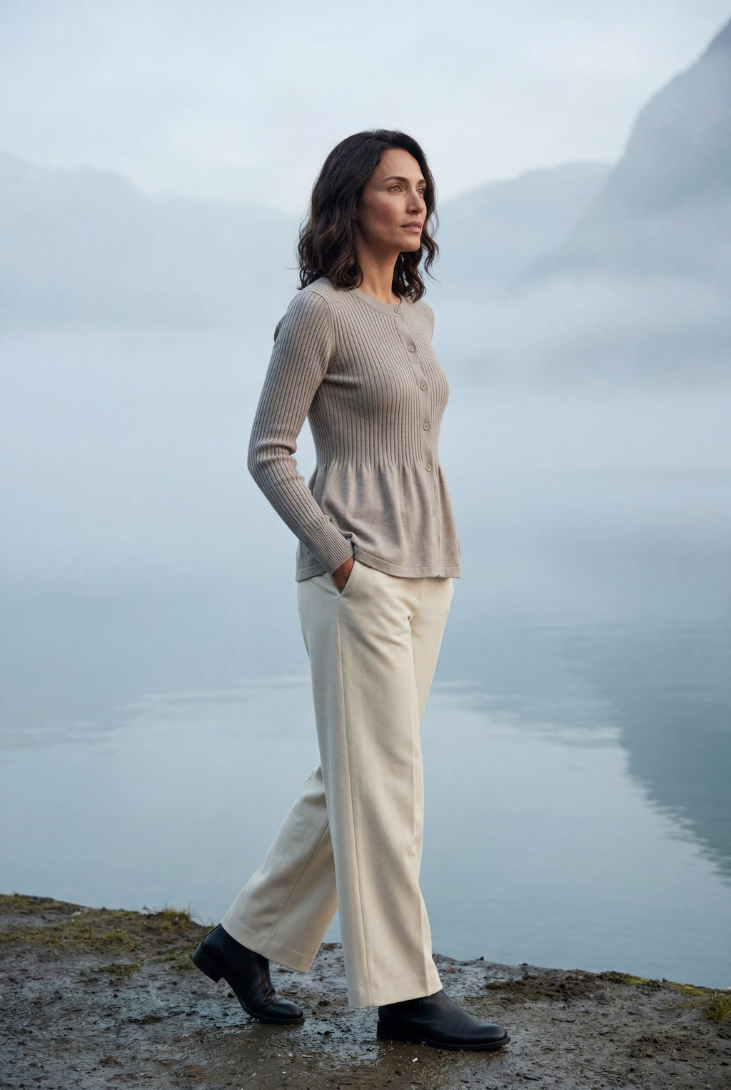 Zoyri | Soft Peplum Cardigan