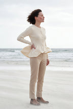 Zoyri | Soft Peplum Cardigan