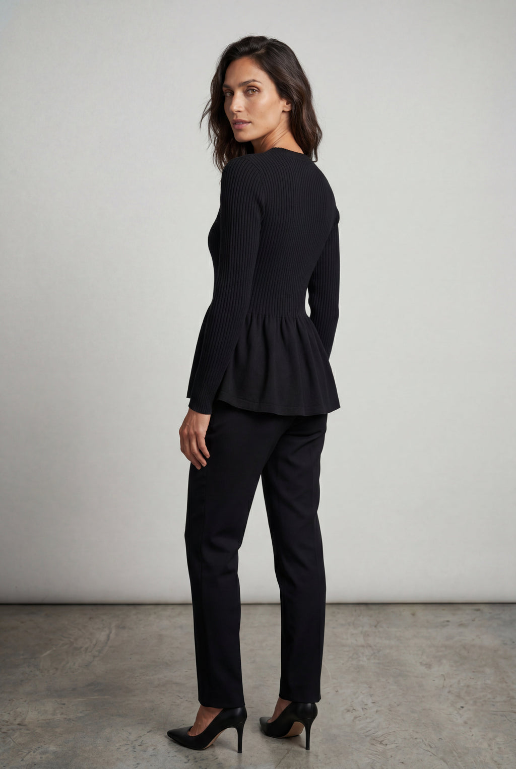 Zoyri | Soft Peplum Cardigan