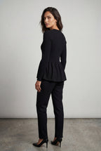 Zoyri | Soft Peplum Cardigan