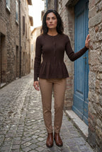 Zoyri | Soft Peplum Cardigan