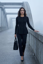 Zoyri | Soft Peplum Cardigan