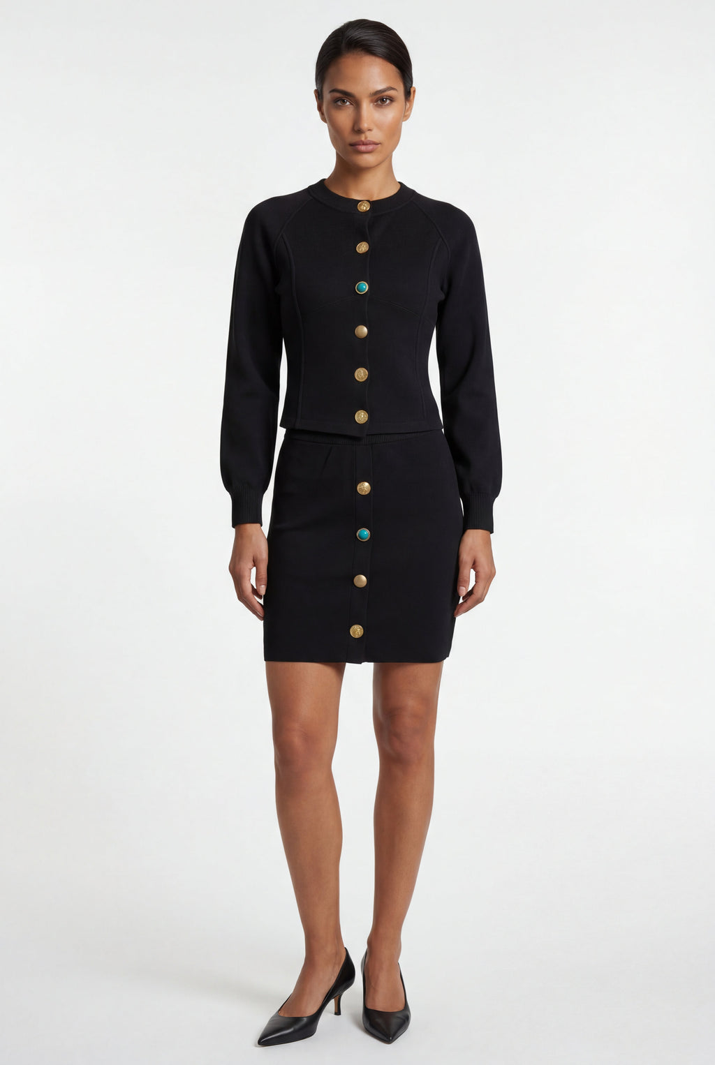 Zoyri | Button Knit Set