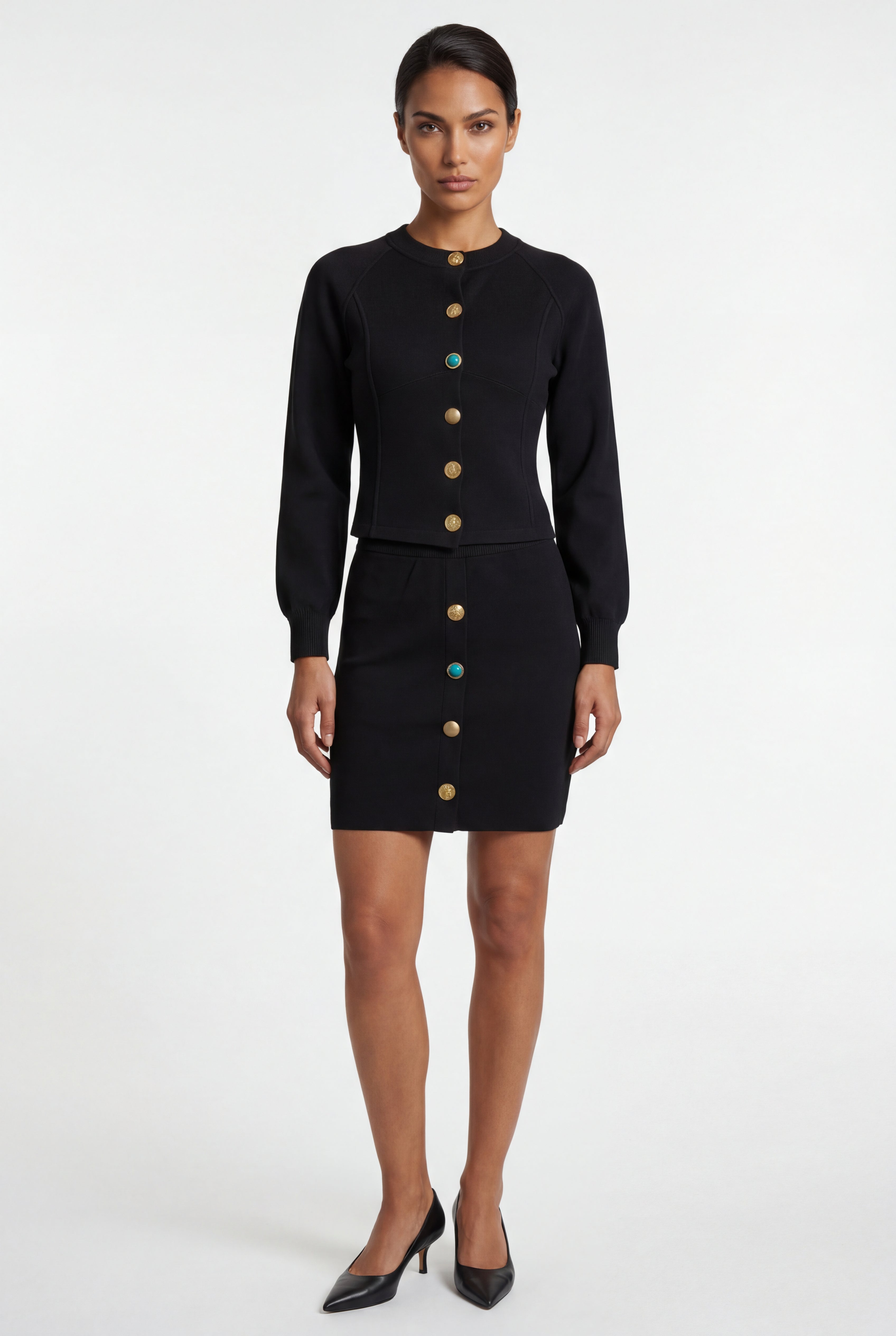 Zoyri | Button Knit Set