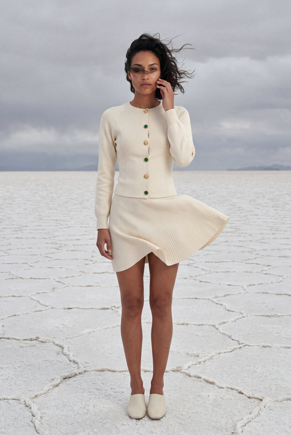 Zoyri | Button Knit Set