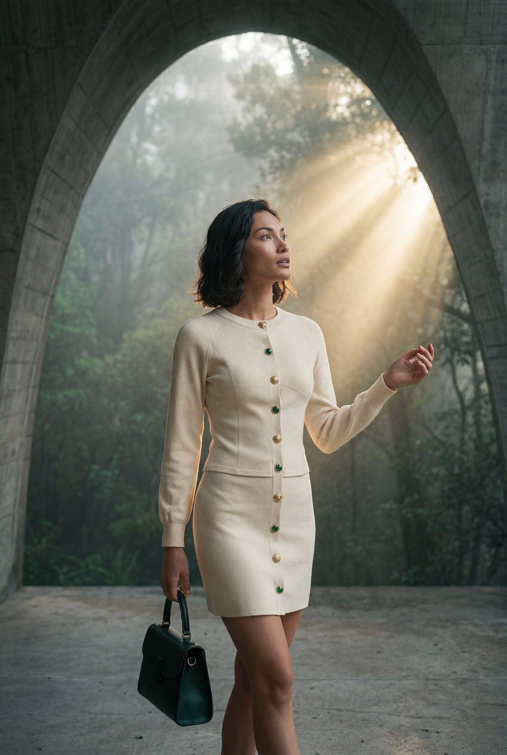 Zoyri | Button Knit Set