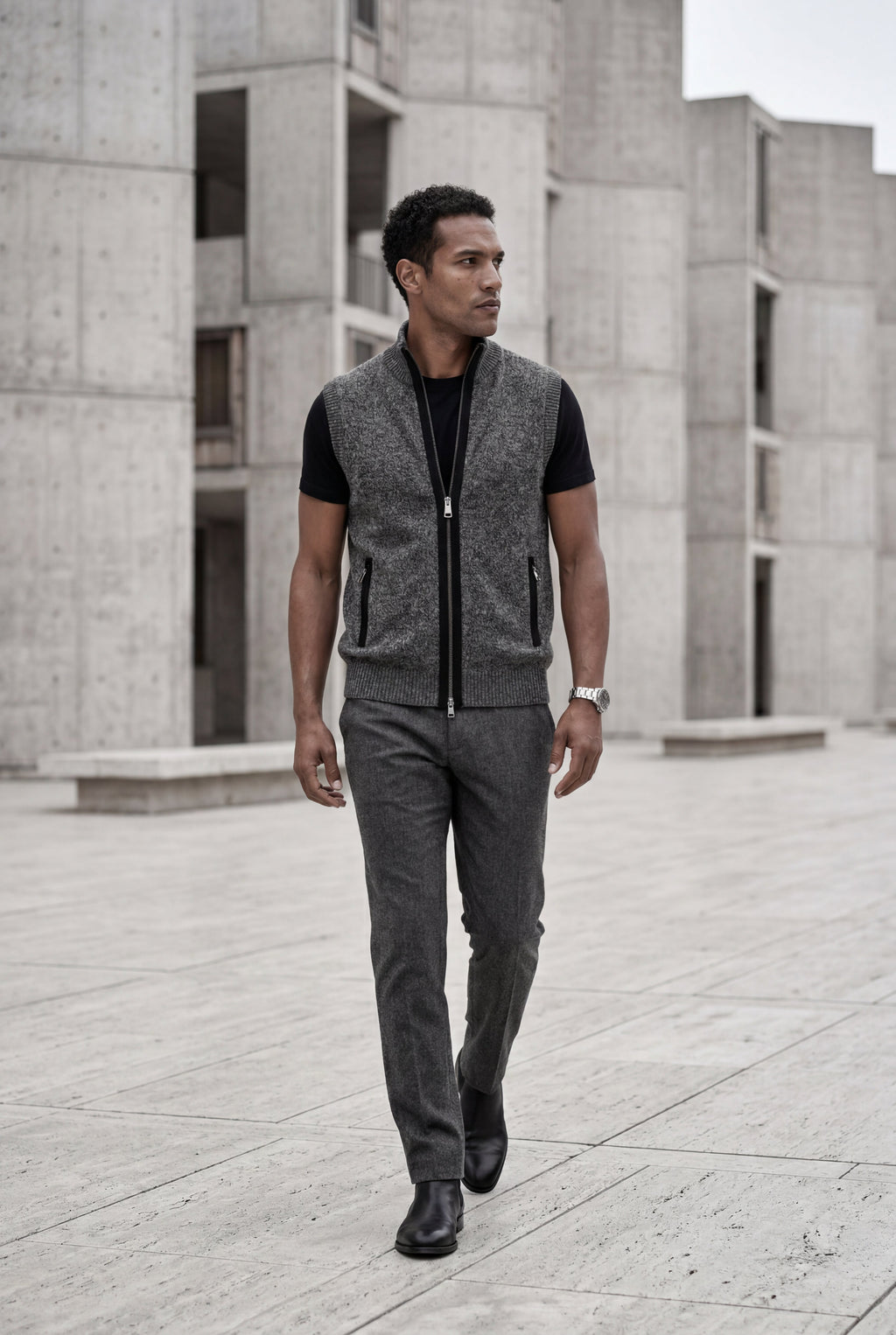 Zoyri | Essential Zip Knit Vest