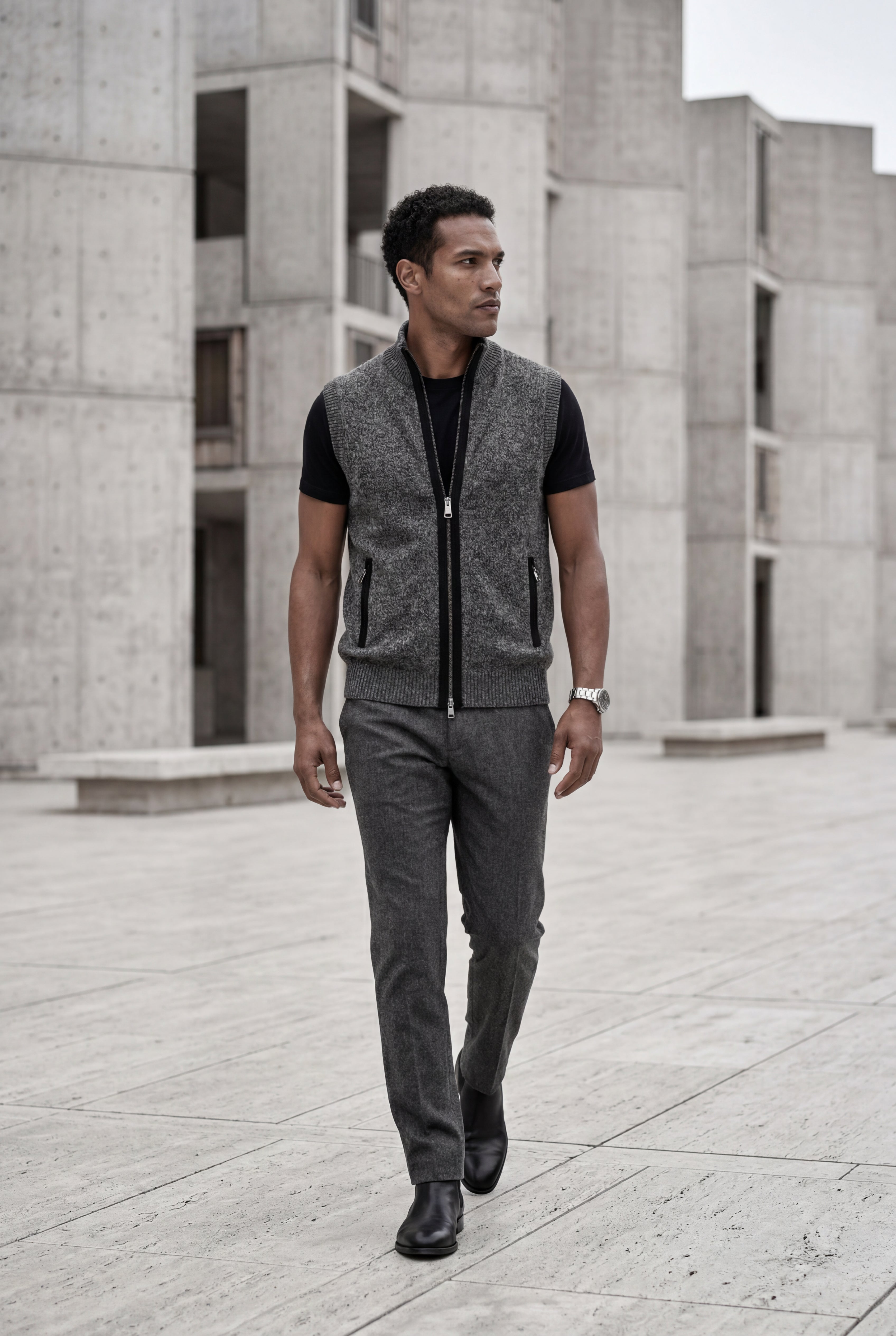 Zoyri | Essential Zip Knit Vest