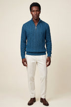 Zoyri | Cable Half-Zip Knit