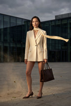 Zoyri | Elegant Scarf Blazer