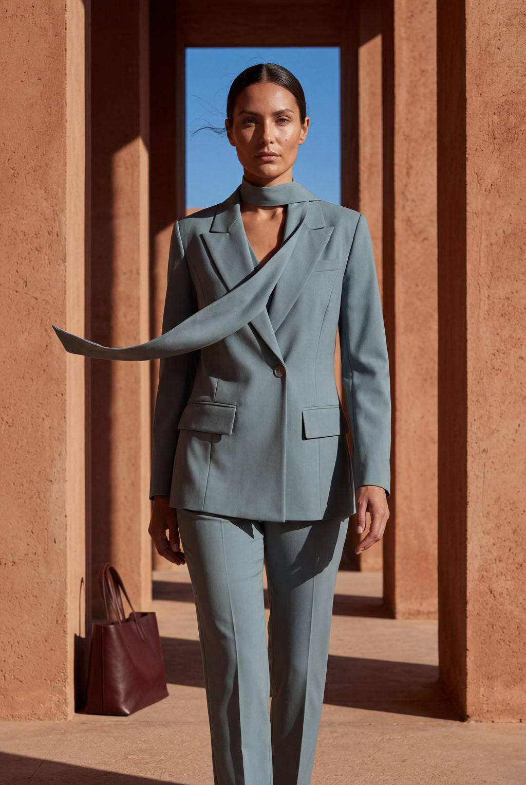 Zoyri | Elegant Scarf Blazer