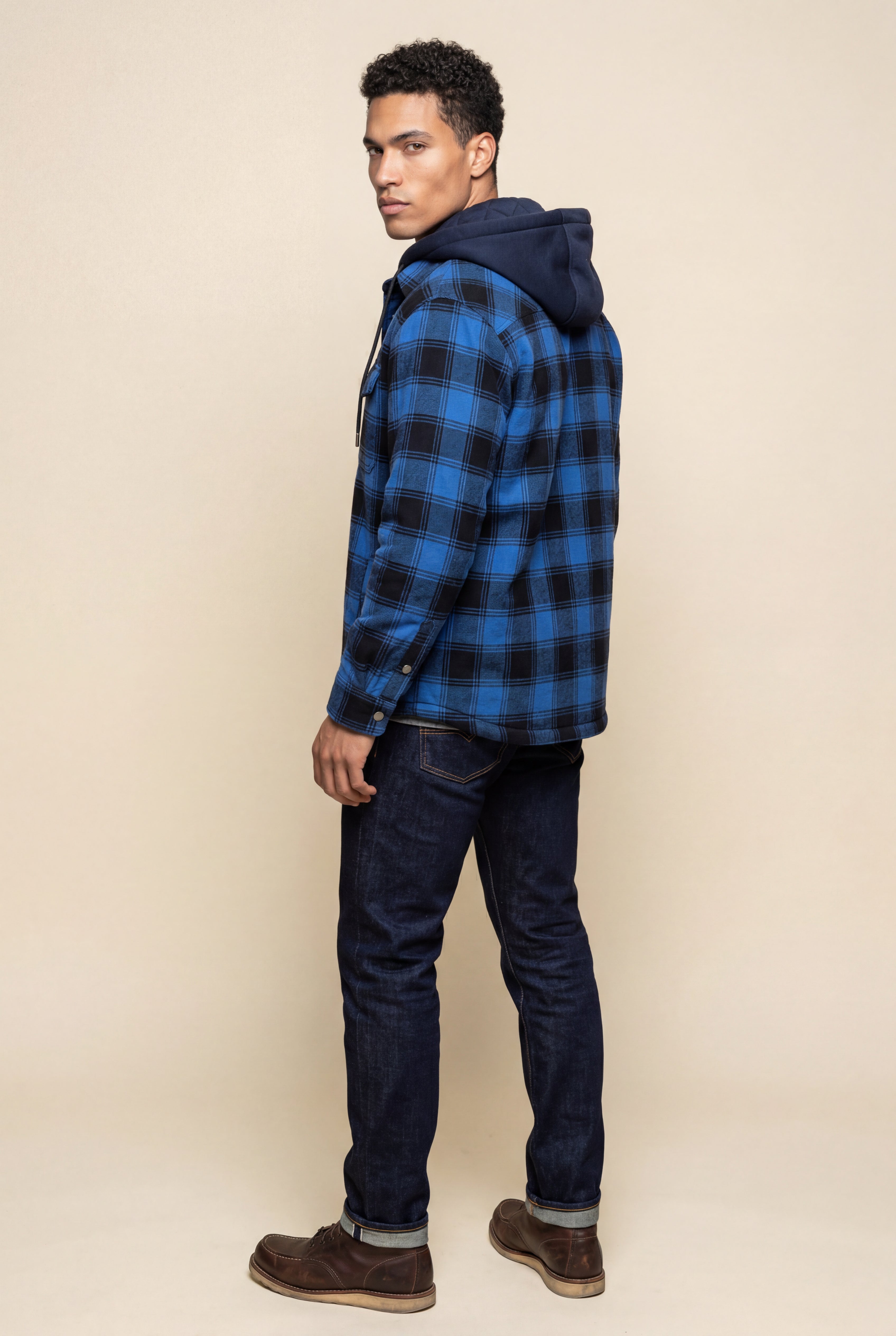 Zoyri | Hooded Check Jacket