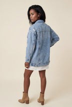 Zoyri | Distressed Denim Jacket