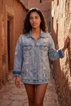 Zoyri | Distressed Denim Jacket