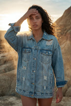 Zoyri | Distressed Denim Jacket