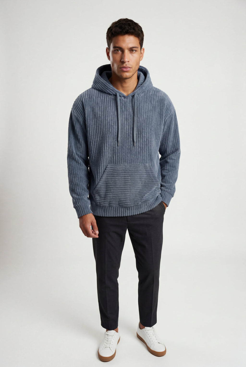 Zoyri | Textured Pullover Hoodie
