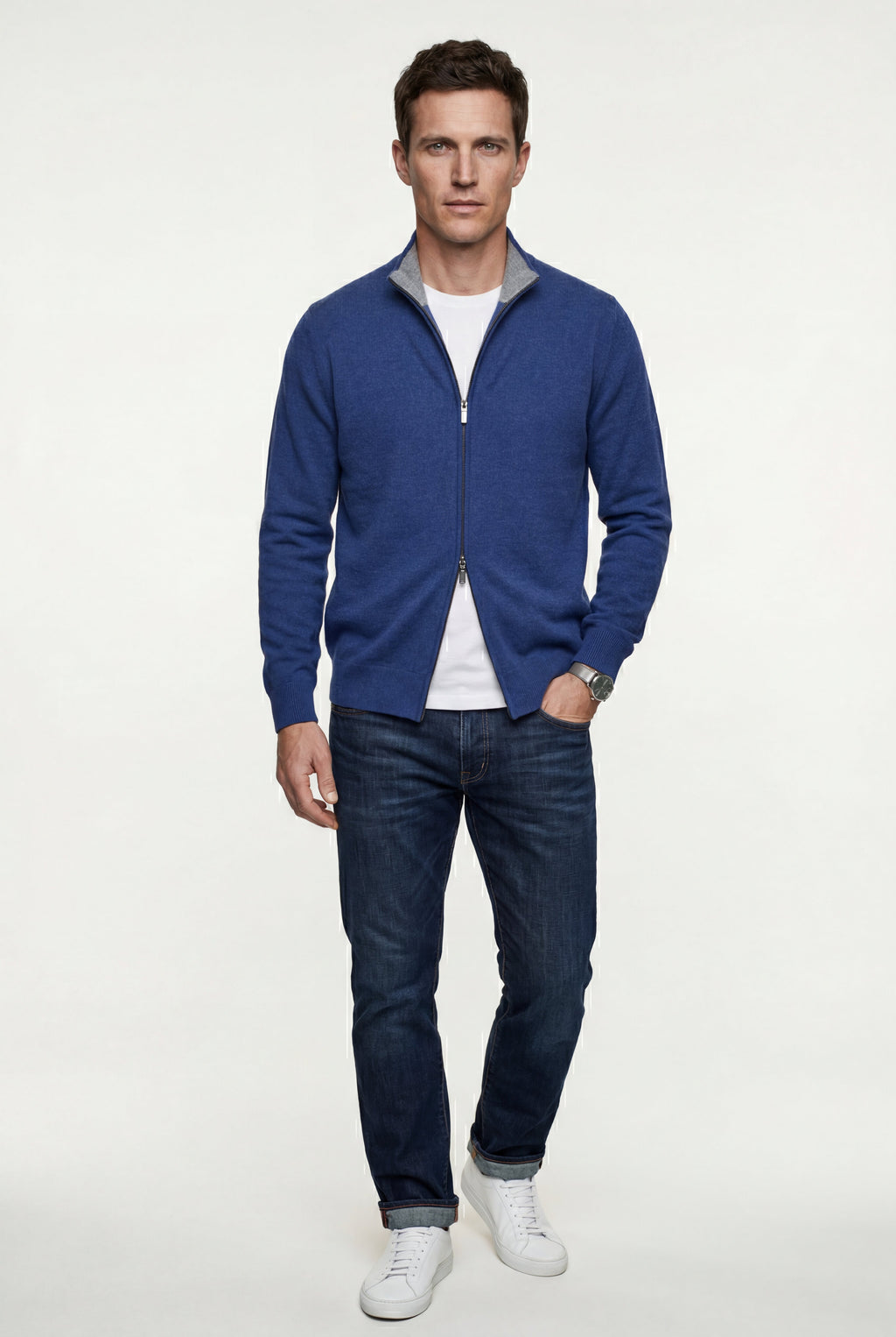 Zoyri | Textured Zip Cardigan