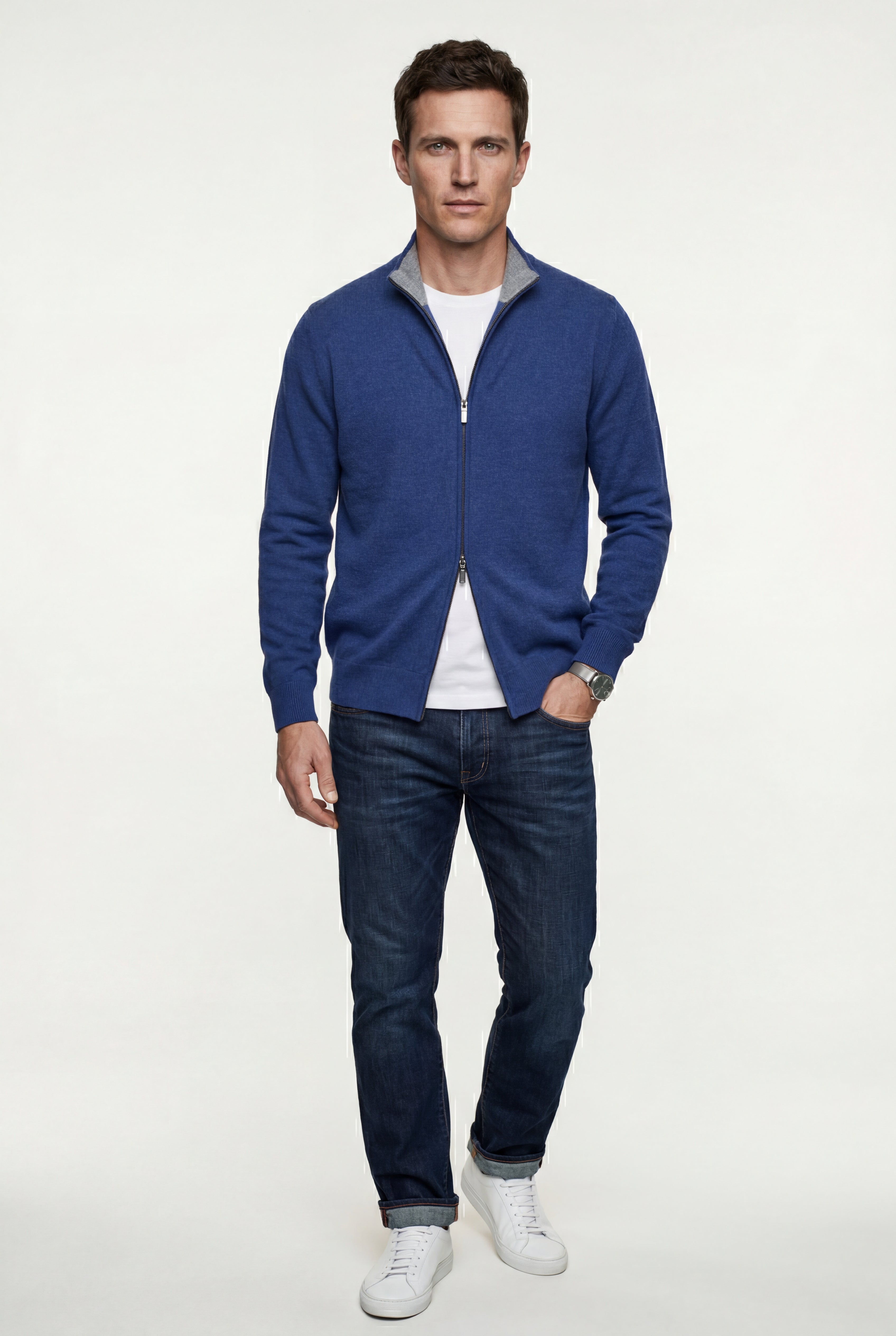 Zoyri | Textured Zip Cardigan