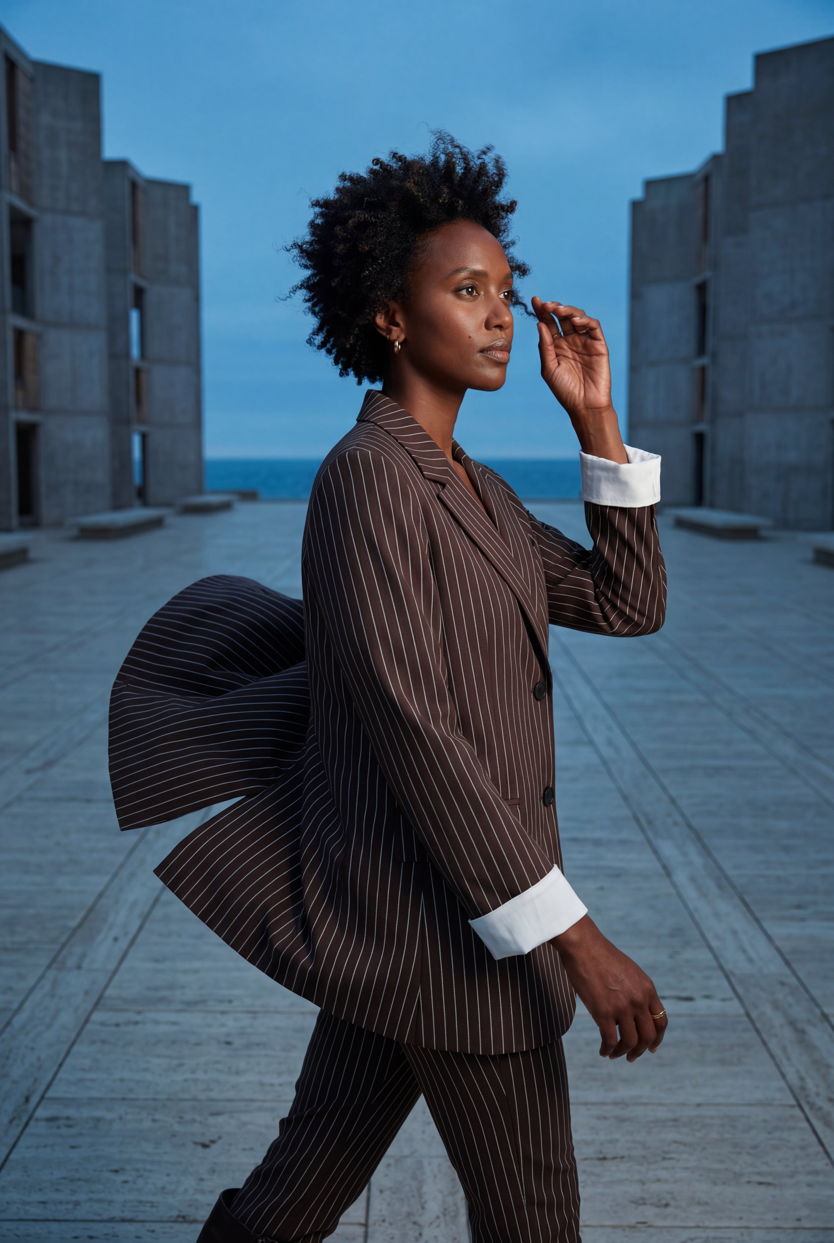 Zoyri | Pinstripe Tailored Blazer