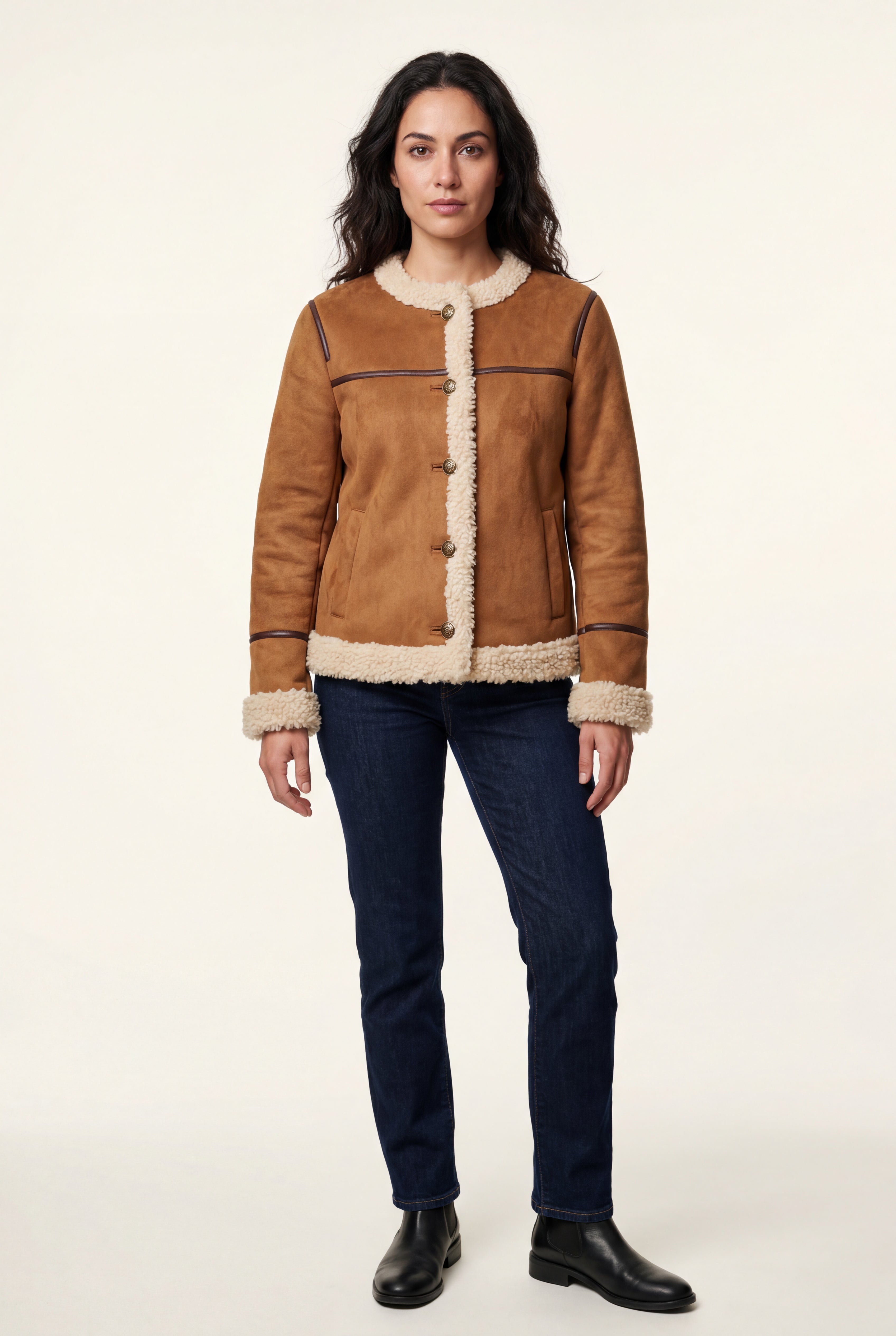 Zoyri | Trimmed Shearling Jacket