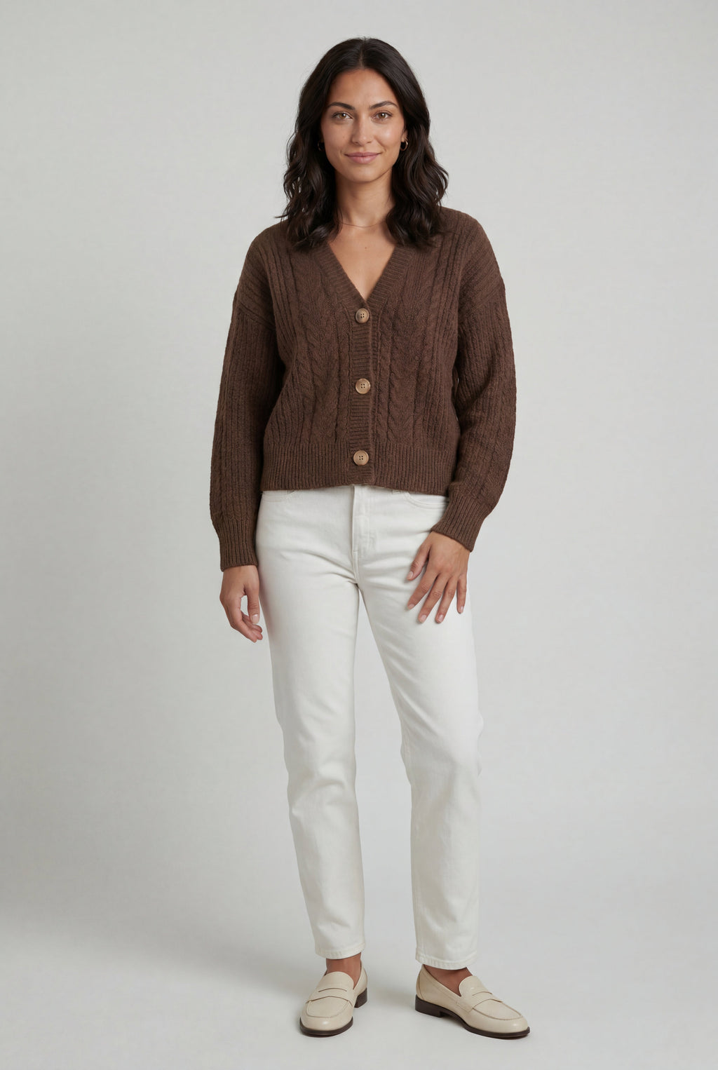 Zoyri | Cable Knit Cardigan