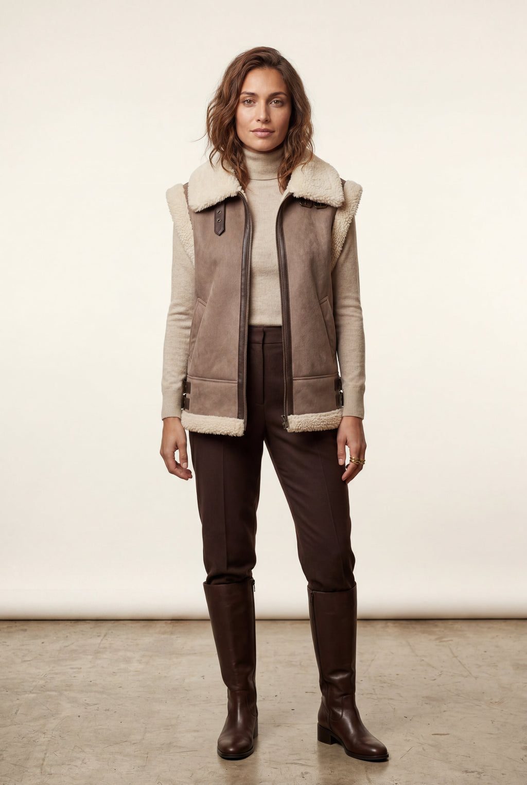 Zoyri | Aviator Sherpa Vest