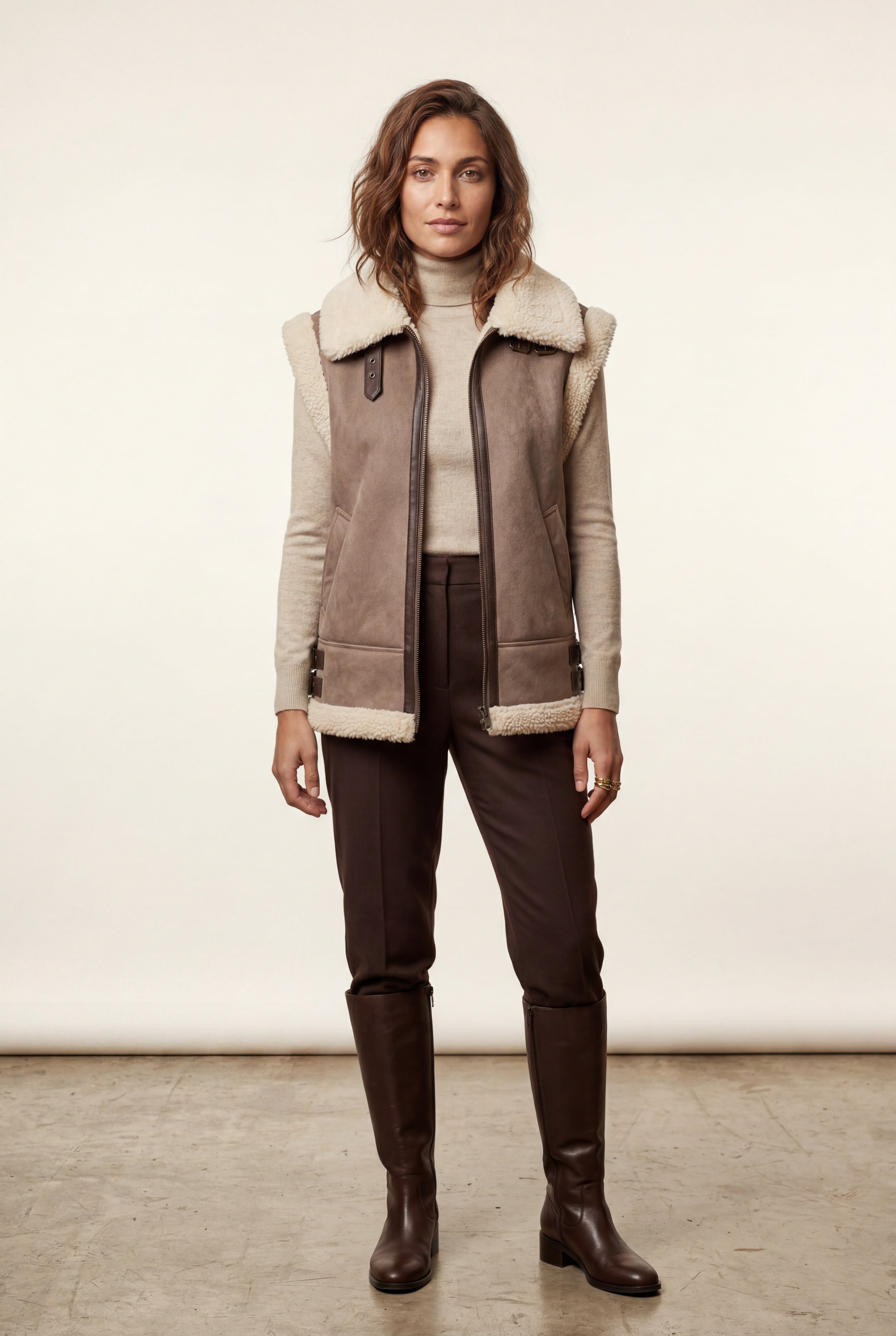 Zoyri | Aviator Sherpa Vest